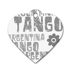 Argentina tango Dog Tag Heart (One Side)