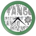 Argentina tango Color Wall Clock