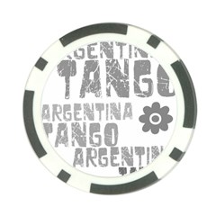 Argentina tango Poker Chip Card Guard from ArtsNow.com Back