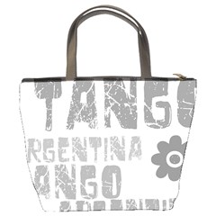 Argentina tango Bucket Bag from ArtsNow.com Back