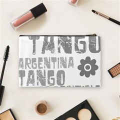 Argentina tango Cosmetic Bag (Medium) from ArtsNow.com Back