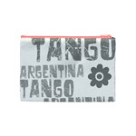 Argentina tango Cosmetic Bag (Medium) from ArtsNow.com Back