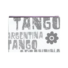 Argentina tango Cosmetic Bag (Large) from ArtsNow.com Back