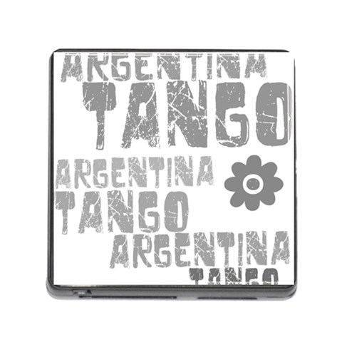 Argentina tango Memory Card Reader with Storage (Square) from ArtsNow.com Front