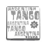 Argentina tango Memory Card Reader with Storage (Square)