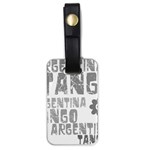 Argentina tango Luggage Tag (one side)