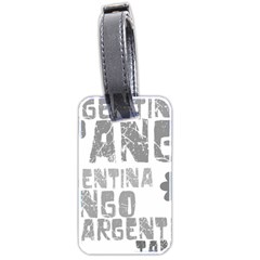 Argentina tango Luggage Tag (two sides) from ArtsNow.com Back