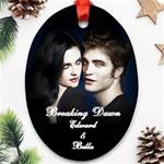 Prince William And Kate Middleton Oval Ornament (Two Sides)