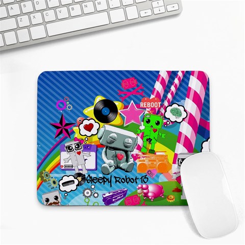Sr13 Rainbow Collage Small Mousepad from ArtsNow.com Front