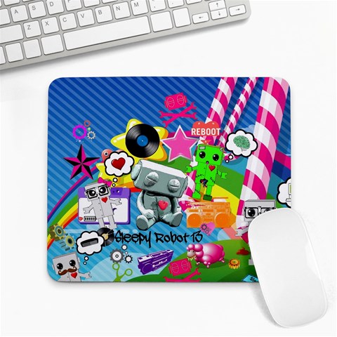 Sr13 Rainbow Collage Large Mousepad from ArtsNow.com Front