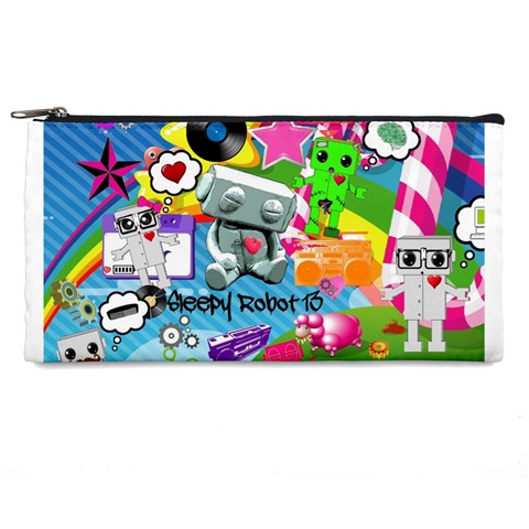 Sr13 Rainbow Collage Pencil Case from ArtsNow.com Front
