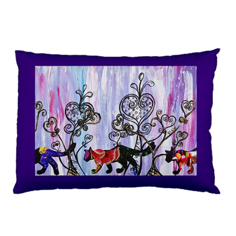 Hearts and Cats Pillow Case from ArtsNow.com 26.62 x18.9  Pillow Case