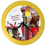 family Color Wall Clock