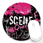 Scene Queen Round Mousepad