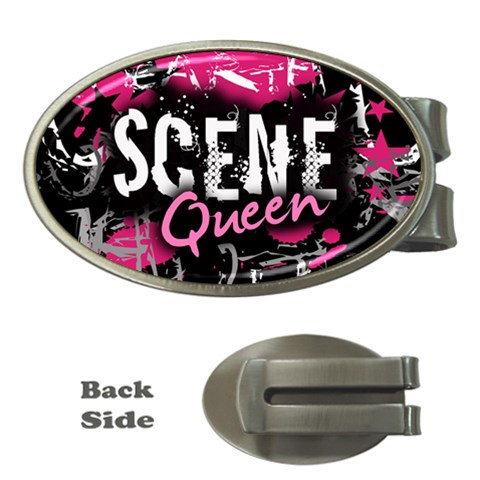 Scene Queen Money Clip (Oval) from ArtsNow.com Front