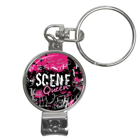 Scene Queen Nail Clippers Key Chain from ArtsNow.com Front