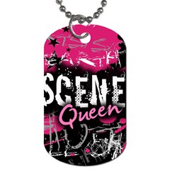 Scene Queen Dog Tag (Two Sides) from ArtsNow.com Front