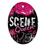 Scene Queen Oval Ornament (Two Sides)