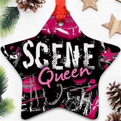 Scene Queen Star Ornament (Two Sides) from ArtsNow.com Back