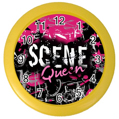 Scene Queen Color Wall Clock from ArtsNow.com Front