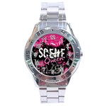 Scene Queen Stainless Steel Analogue Men’s Watch