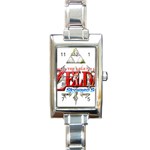 The Legend Of Zelda   Skyward Sword (logo) Rectangular Italian Charm Watch