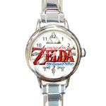 The Legend Of Zelda   Skyward Sword (logo) Round Italian Charm Watch