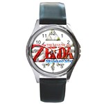 The Legend Of Zelda   Skyward Sword (logo) Round Metal Watch