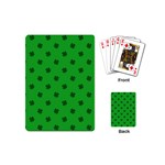 Shamrock Green Playing Cards (Mini)