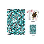 Abstract Turquoise Playing Cards (Mini)