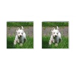 Westie Terrier Dog Cufflinks (Square)