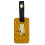 Golden Feather Prince Luggage Tag (one side)