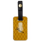 Golden Feather Prince Luggage Tag (one side)