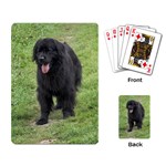 Newfoundland Dog Playing Cards Single Design