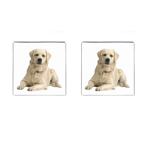 Labrador Retriever Dog Cufflinks (Square) from ArtsNow.com Front(Pair)