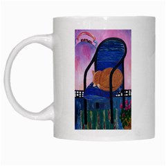 White Mug with Cat after Gauguin from ArtsNow.com Left