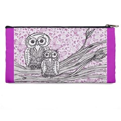 Owls and Butterflies 2 Pencil Case from ArtsNow.com Back