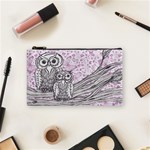 Owls and Butterflies 2 Cosmetic Bag (Small)