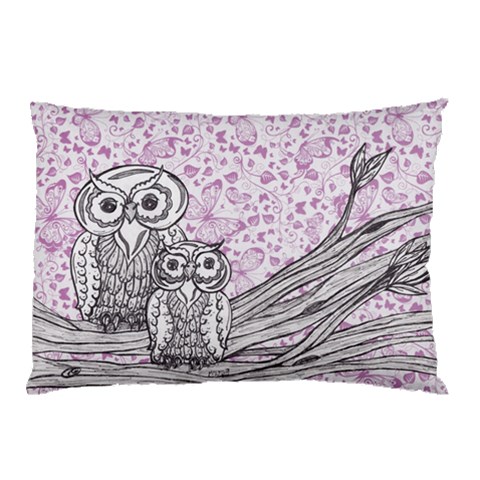 Owls and Butterflies Pillow Case from ArtsNow.com 26.62 x18.9  Pillow Case