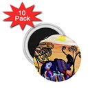 Indian Elephants 1.75  Magnet (10 pack) 