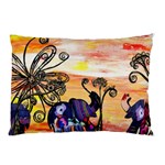 Indian Elephants Pillow Case