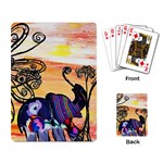 Indian Elephants Playing Cards Single Design