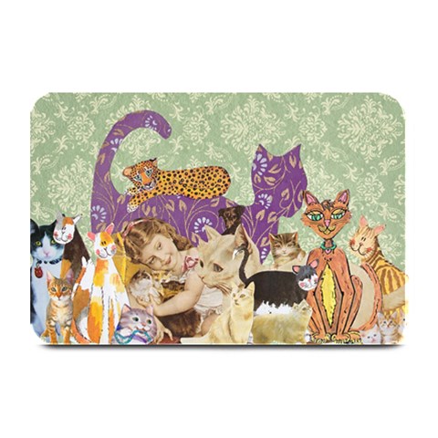 Cute Cat Collage 1 Plate Mat from ArtsNow.com 18 x12  Plate Mat