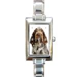 Spinone Italiano Dog Rectangular Italian Charm Watch