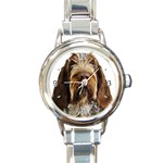 Spinone Italiano Dog Round Italian Charm Watch