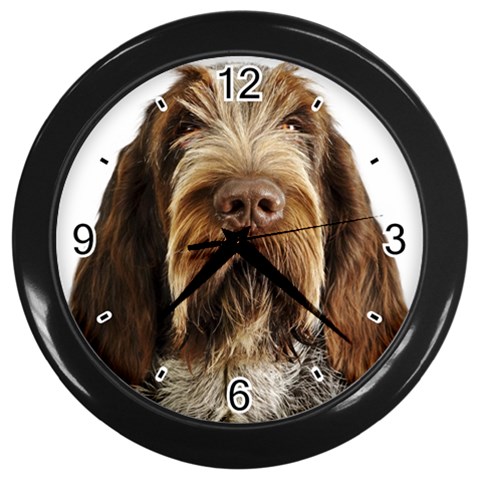 Spinone Italiano Dog Wall Clock (Black) from ArtsNow.com Front