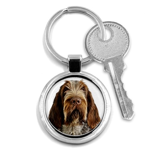 Spinone Italiano Dog Key Chain (Round) from ArtsNow.com Front