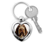 Spinone Italiano Dog Key Chain (Heart)