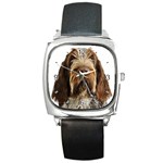 Spinone Italiano Dog Square Metal Watch