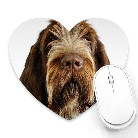 Spinone Italiano Dog Mousepad (Heart) from ArtsNow.com Front